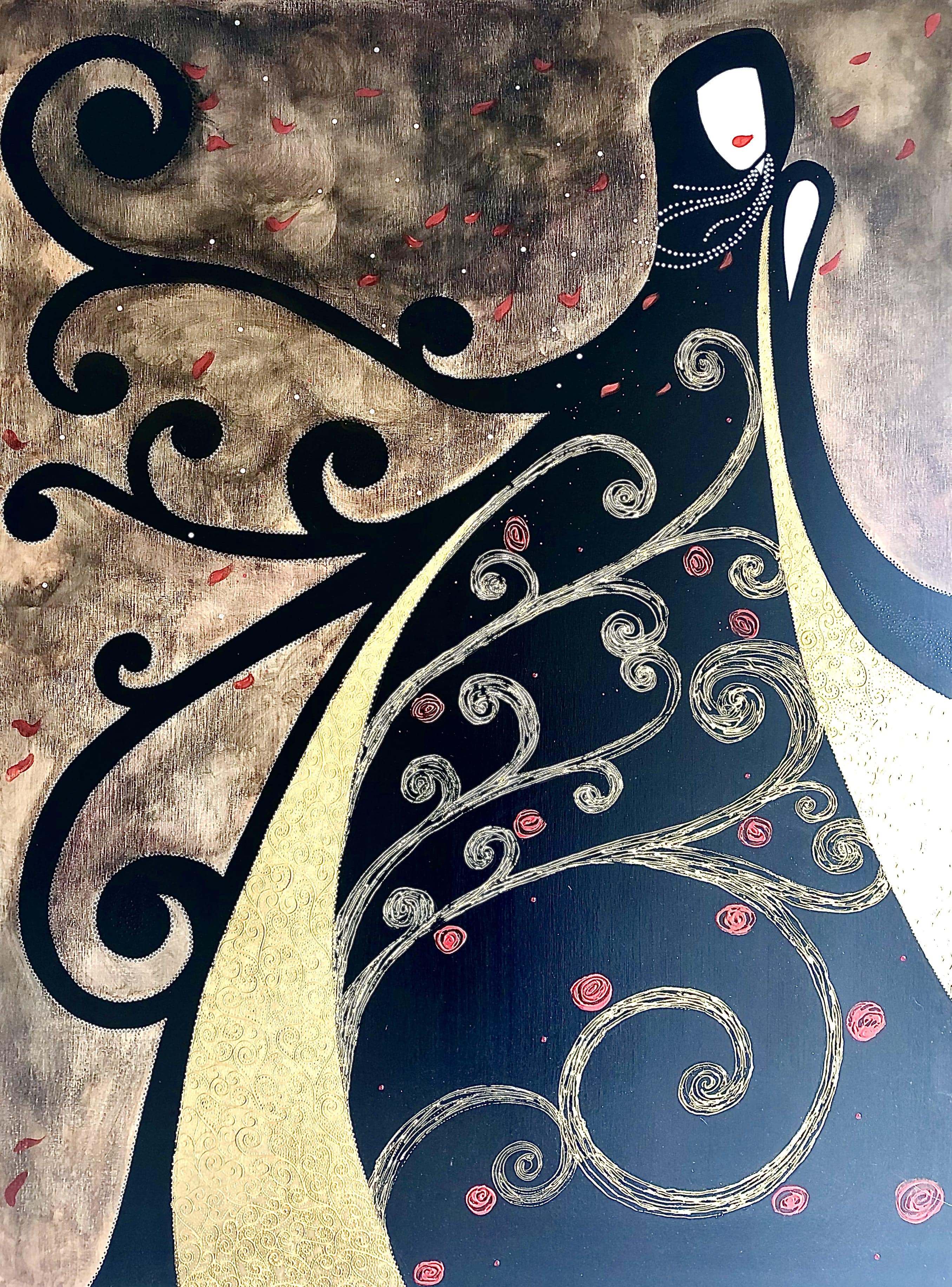 "Petite demoiselle au collier", 2017. 1 image